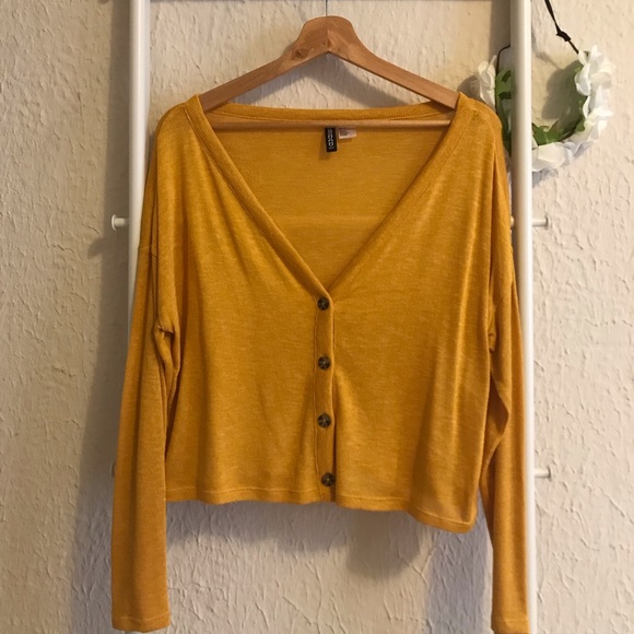 Yellow cardigan H&M - Picture 2 of 3